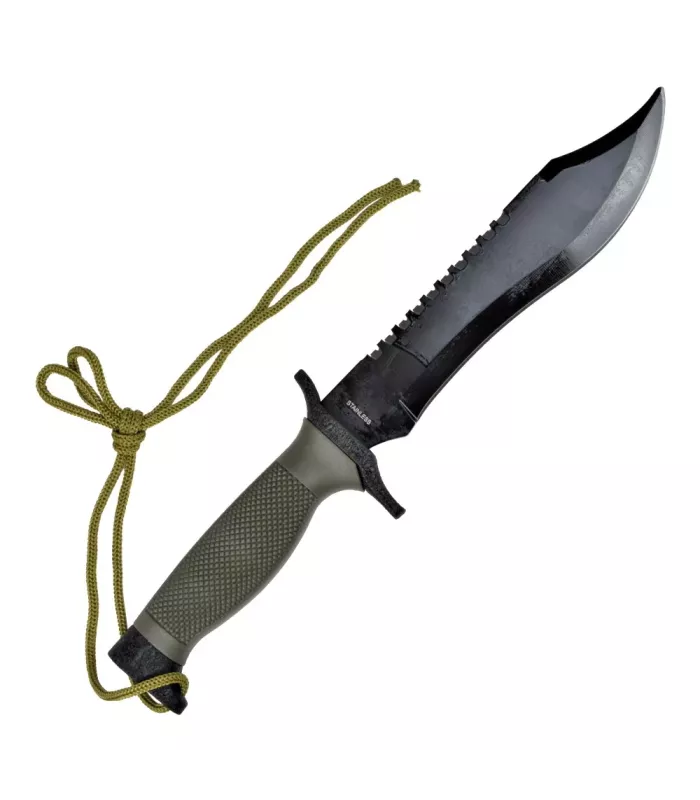 Cuchillo táctico SCK con cuerda (largo 34,5 cm.) ⚔️
