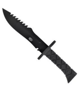 Couteau de chasse SCK lame en acier inoxydable à pointe dentelée (34 cm). ⚔️
