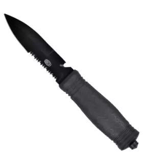 Zwart avontuurmes met enkel snede SCK (23,5 cm.) ⚔️