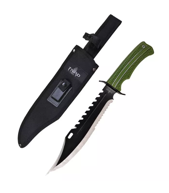 Coltello Tattico Bushcraft Third manico ABS (43,5 cm.) ⚔️