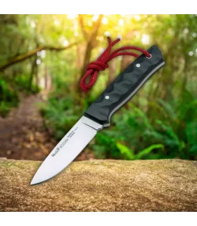 Küchenmesser Kodiak Überlebensmesser von Muela mit schwarzem Micarta-Griff ⚔️