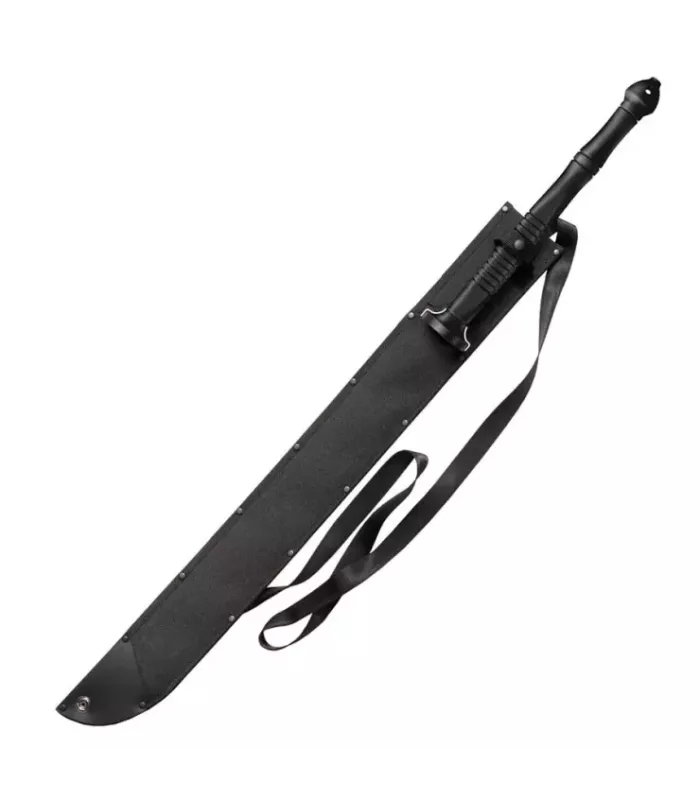 Thailandsk machete til to hænder med skede ⚔️