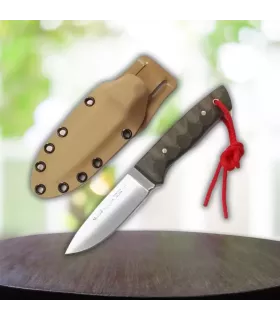 Coltello sportivo Muela Kodiak, micarta e fondina Kydex desertico ⚔️