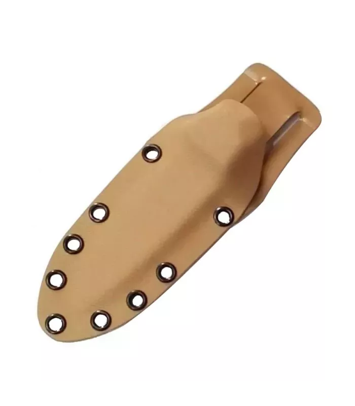 Sportmes uit Muela Kodiak, groen micarta en Kydex schede ⚔️