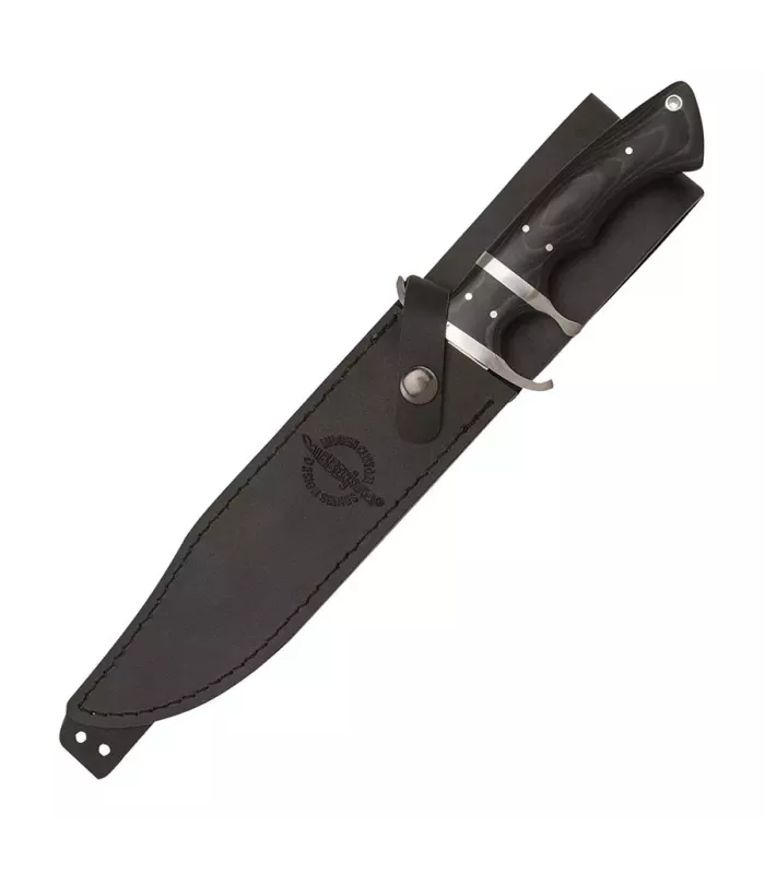 Faca de assalto Gil Hibben, bainha de couro gravado ⚔️