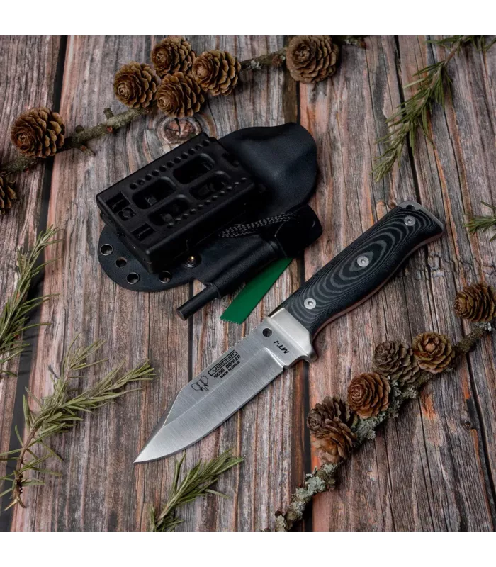 Cuchillo Cudeman MT-1 micarta negra kydex ⚔️