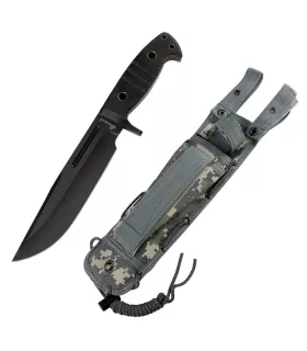 Cuchillo táctico Third hoja negra, (35 cm.) ⚔️