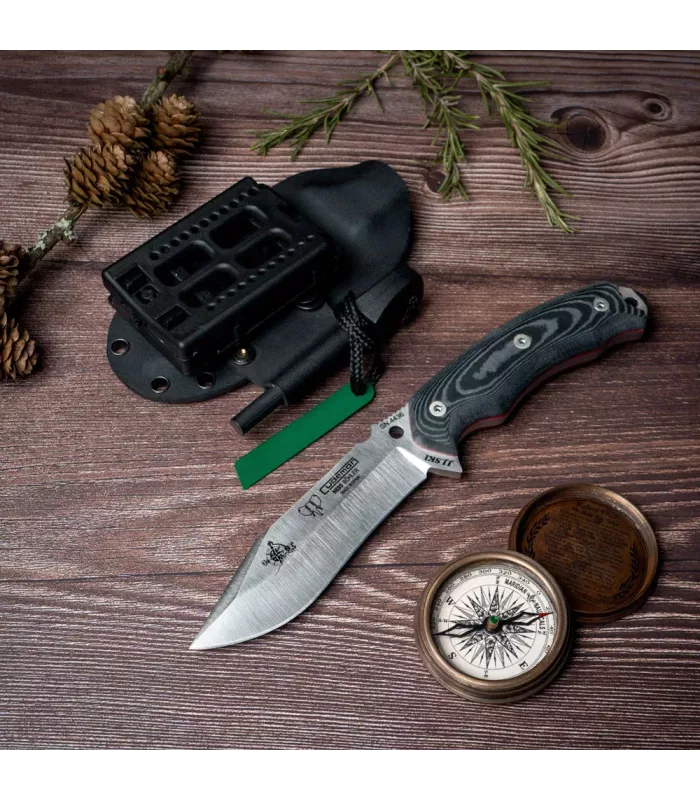 Cuchillo Cudeman micarta negra Kydex ⚔️