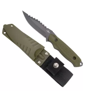 Cuchillo táctico mango y funda ABS, Black ⚔️