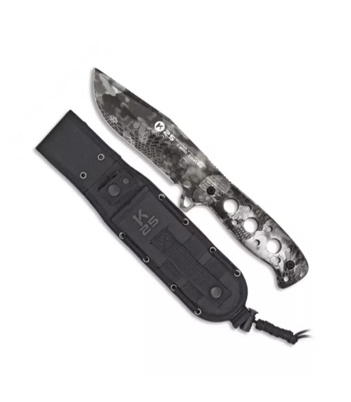 Cuchillo K25 Phyton con hoja camo coated ⚔️
