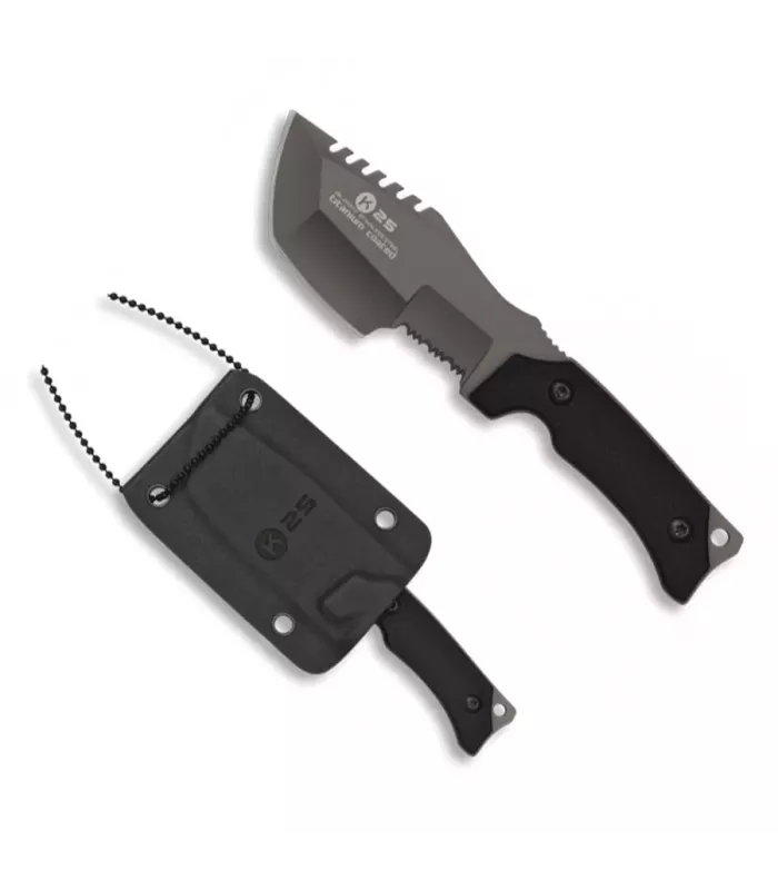 Cuchillo K25 con mango G10 y funda Kydex ⚔️