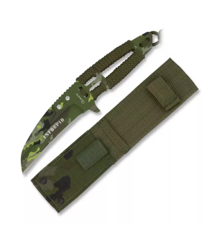 Intrepid kniv med camo snor ⚔️