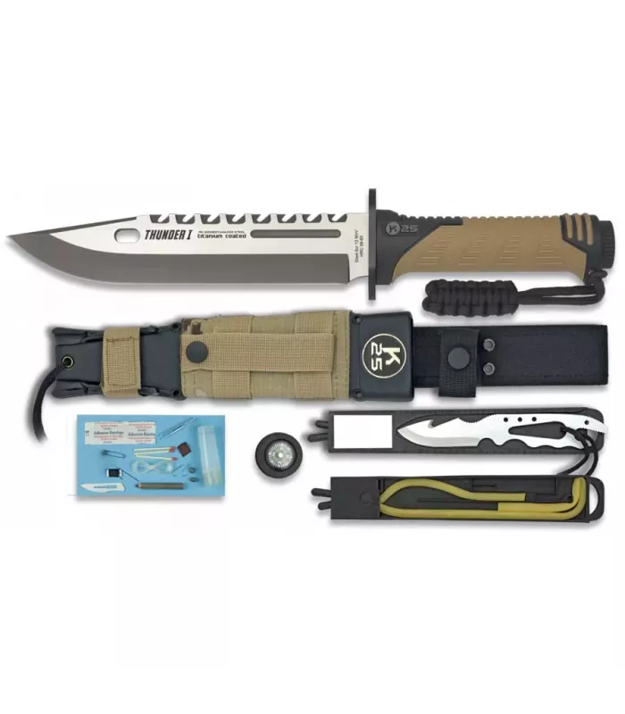 Taktisk kniv Thunder I Camo Sand ⚔️