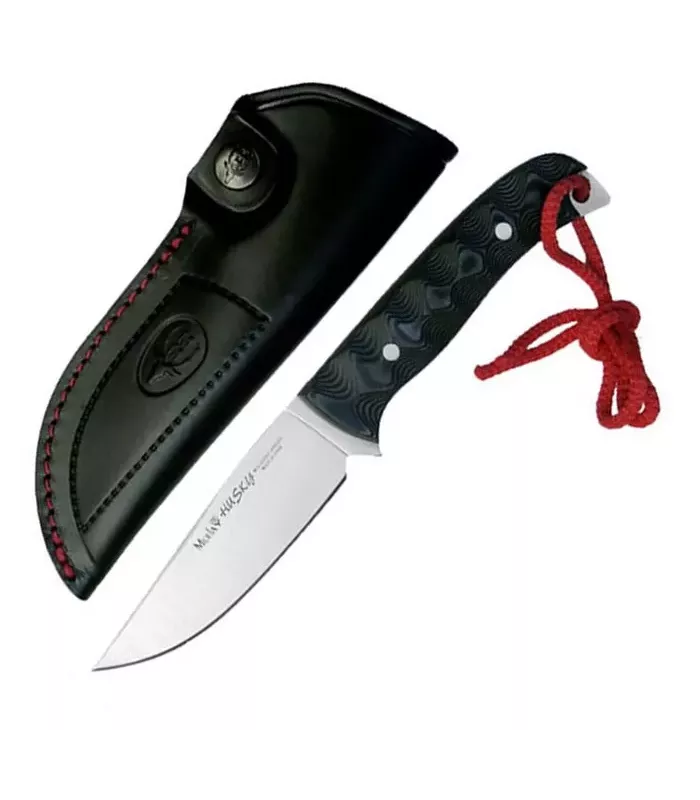 Husky Hunting Knife, black micarta 3D ⚔️