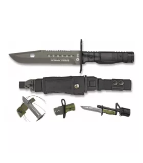 Cuchillo táctico Bayoneta negro ⚔️