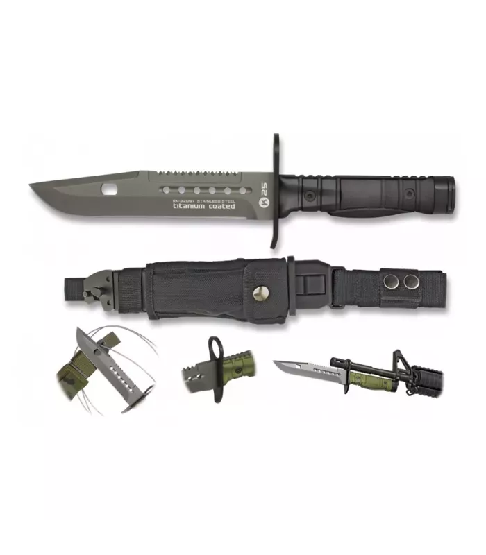 Taktische Messer Bayoneta Schwarz ⚔️