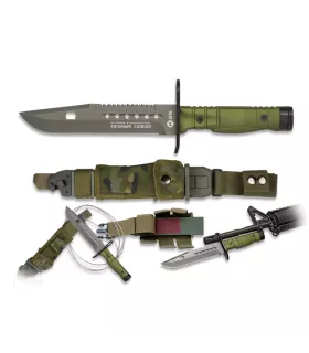 Taktisk kniv Bayonette grøn ⚔️