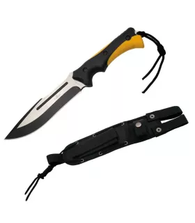 Coltello tattico Third mango giallo-nero ⚔️