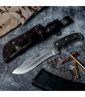 Grüner Boina-Messer, schwarzes Micarta (31,5 cm). ⚔️