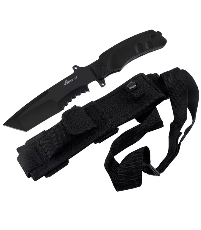 Faca tática preta Third (25,5 cm.) ⚔️