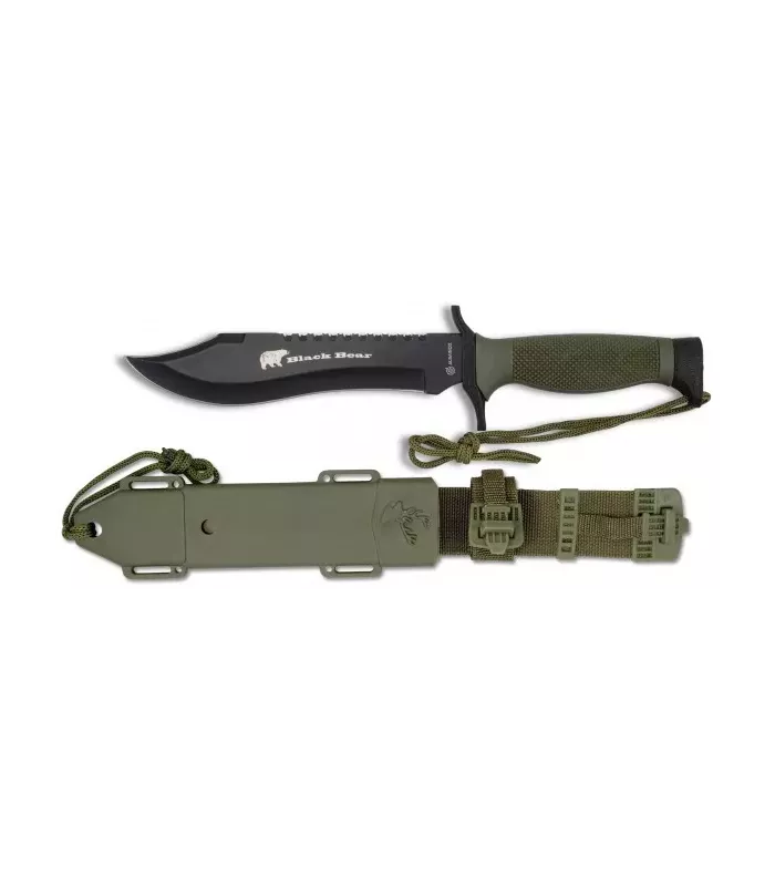 Coltello Black Bear con fondina in nylon-PVC (30,5 cm). ⚔️