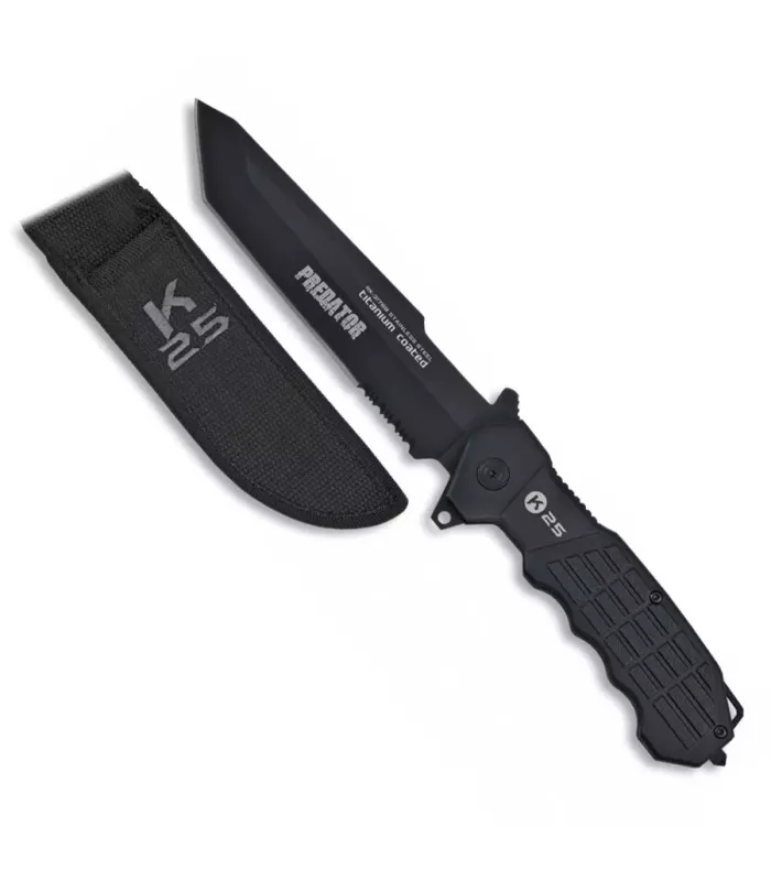 Predator-kniv, titaniumbelagt blad (27 cm.) ⚔️