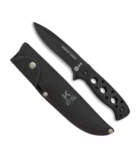 Coltello tattico in acciaio rivestito di titanio (24 cm). ⚔️