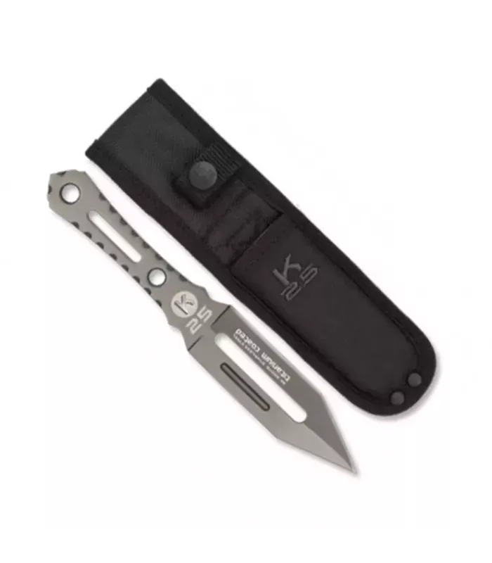 Cuchillo lanzador K25 con capa de titanio ⚔️