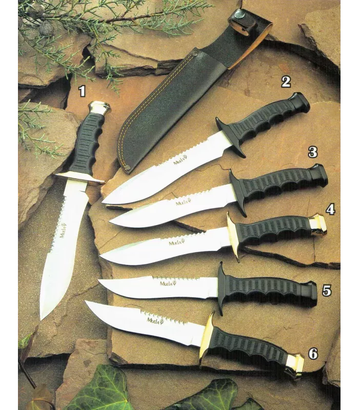 Taktisk kniv med gummihåndtag ⚔️