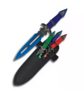 Set di 3 lanciatore colorati (17 cm.) ⚔️