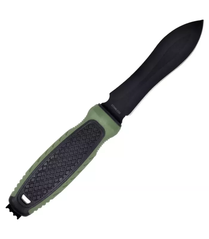 Faca preto-verde oliva de mergulho SCK (24 cm.) ⚔️