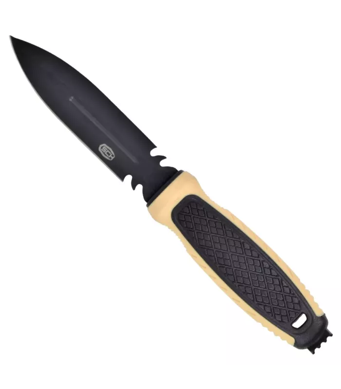 Zwart-bruin duikmes met SCK (24 cm.) ⚔️