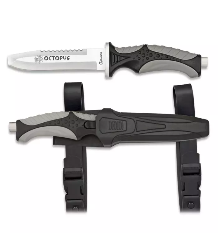 Coltello da immersione Octopus, nero ⚔️