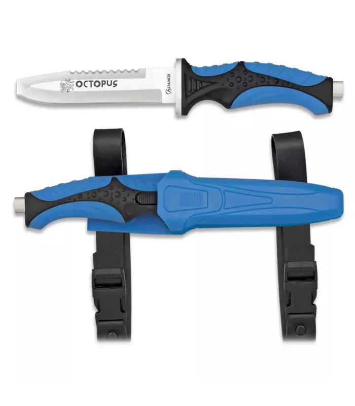Tauchermesser Octopus, blau ⚔️