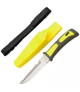 Coltello da immersione Neptuno, giallo-nero ⚔️