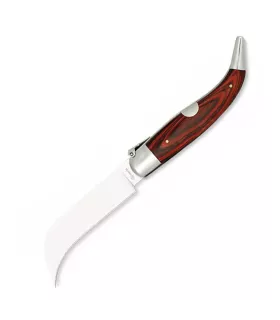 Navaja tranchete mango stamina roja, hoja 6,50 cm. ⚔️