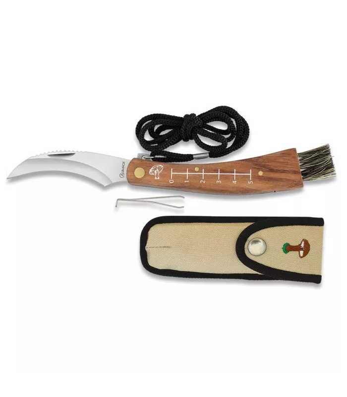 Canivete para cogumelos Albainox com punho curvo ⚔️