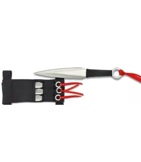 Lâminas Kunai de 1 só filo, 16 cm. ⚔️