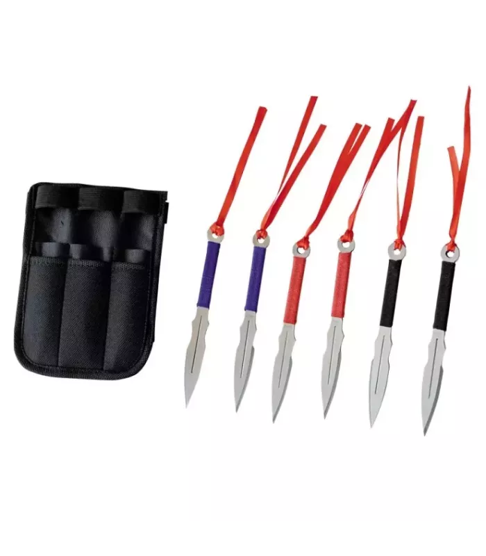 Conjunto de 6 facas de arremesso ⚔️