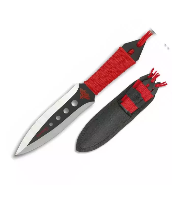 Set 3 Cuchillos lanzadores (19 cms.) ⚔️