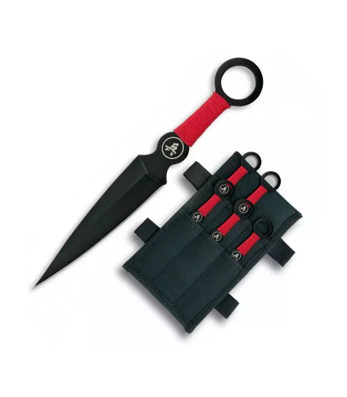 Conjunto de 6 facas ninja lançadoras ⚔️
