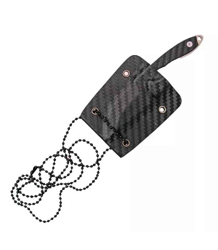 Cuchillo táctico con funda de kydez y cadena para colgar ⚔️