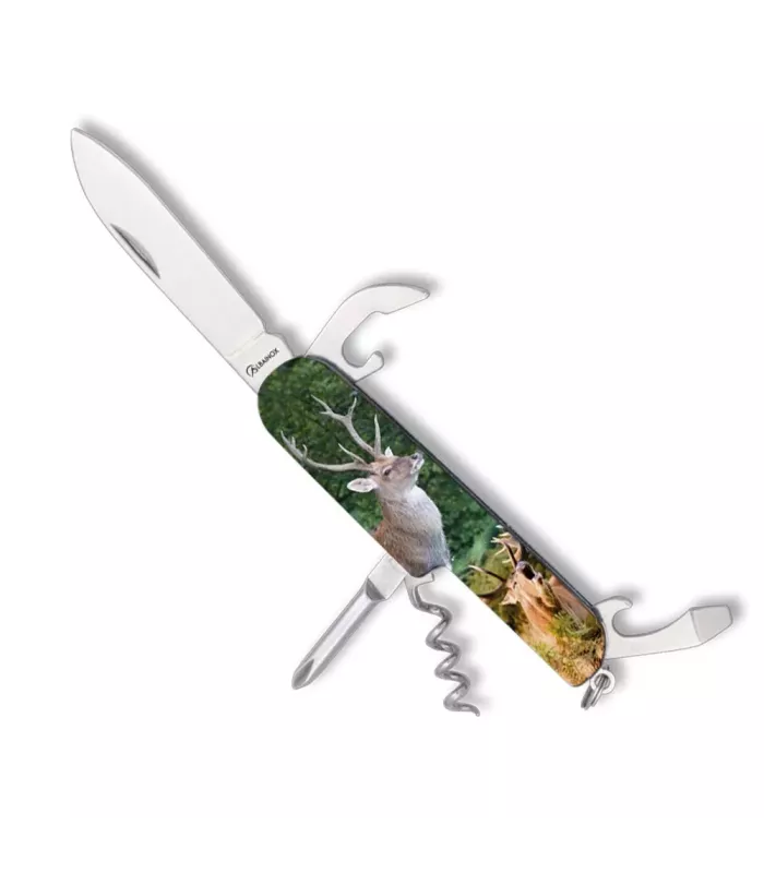 Canivete multifuncional 3D veados ⚔️