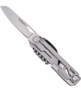 Navaja multiherramienta acero inox.con funda (11 cm.) ⚔️