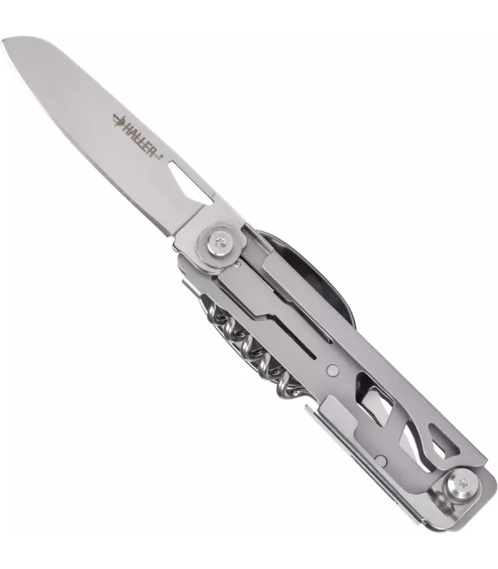 Multitool stainless steel pocket knife with sheath (11 cm.) ⚔️