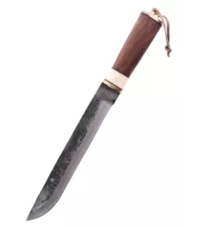 Couteau long médiéval avec étui en cuir ⚔️