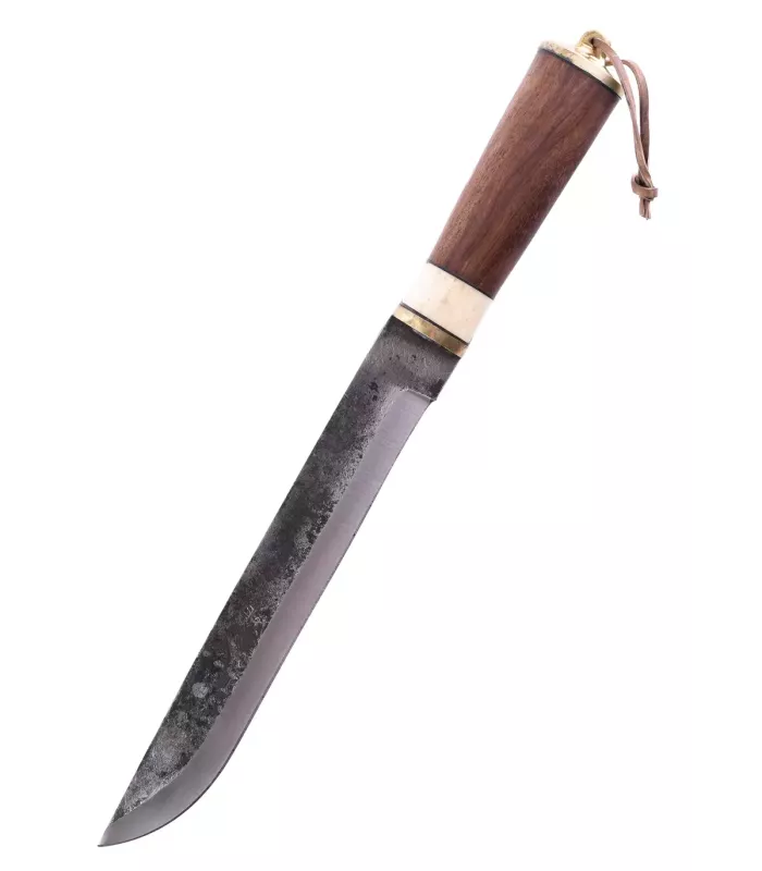 Langes mittelalterliches Messer mit Lederscheide ⚔️