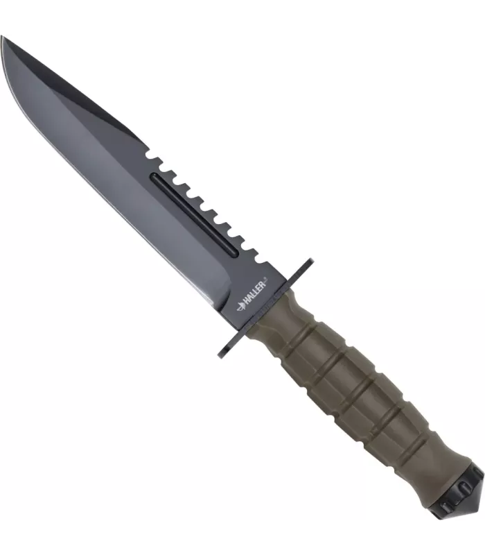 Cuchillo aventura dentado y funda rígida ⚔️