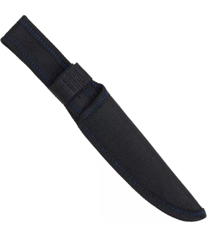 Udendørskniv med håndtag indvævet med tov (25 cm.) ⚔️