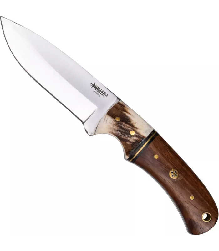 Coltello da avventuriero con fodero in pelle (20,5 cm). ⚔️